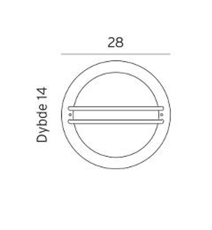 Norlys Bremen 637 11,3W LED Galvanisert