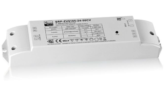 Hovedbilde Z-Wave 24V DC 50W LED Driver 