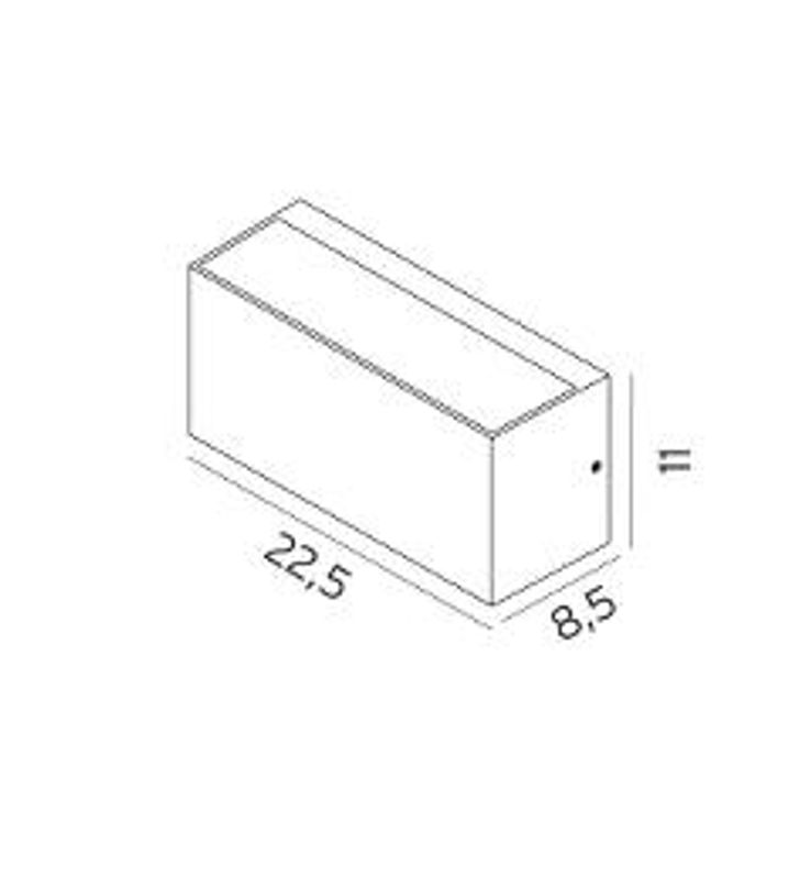 Norlys Asker 1513 Veggarmatur  E27 Hvit