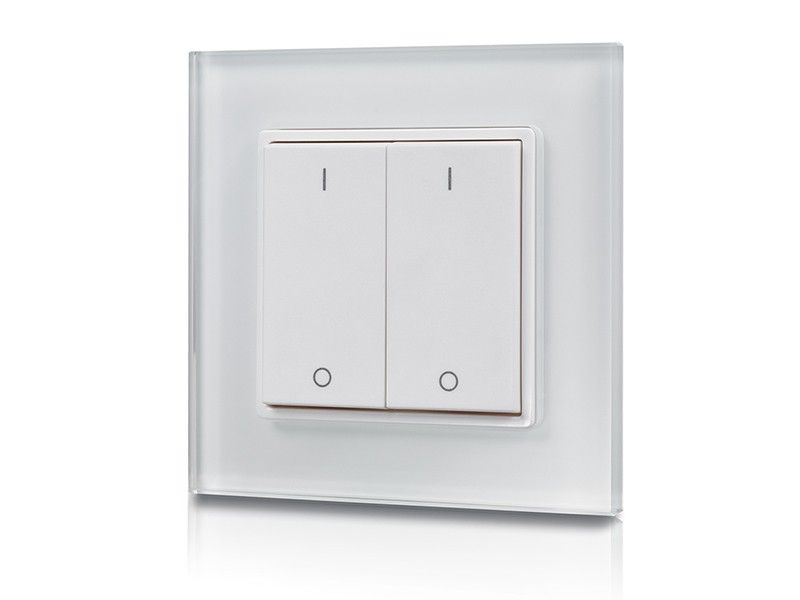 Bryter 2-Kanal RF 2833K2 + 2stk Trådløs dimmer 1009CS