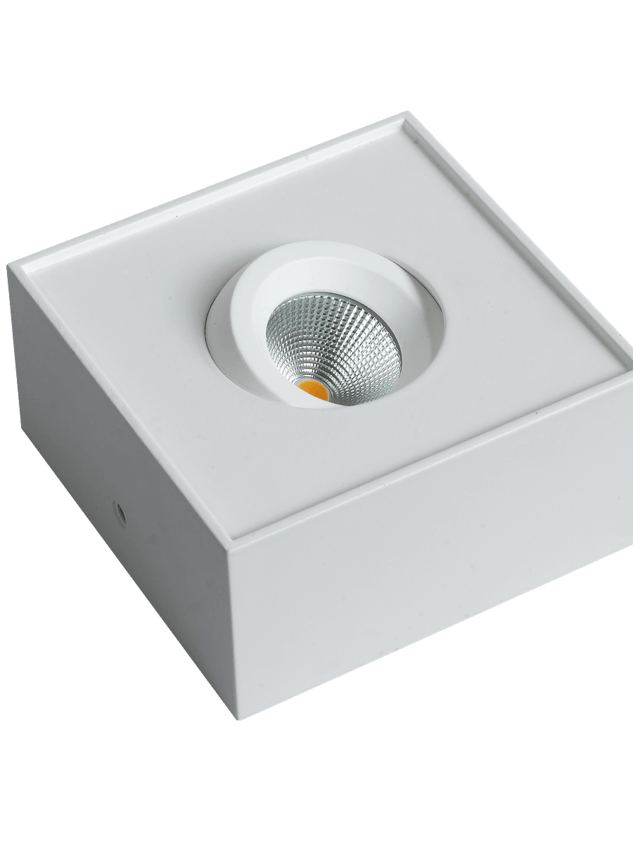 R-Line Saturn Cube 360 8W 2700K Matt Hvit IP44