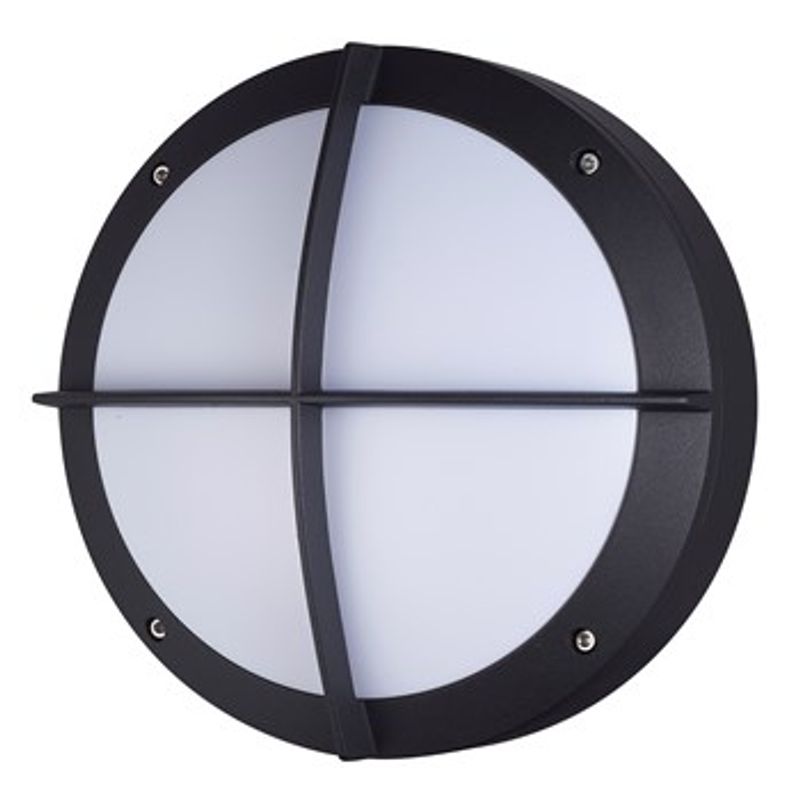 R-Line FIRENZE 15W LED Tak/Vegg armatur IP65 KL 1 MATT SORT