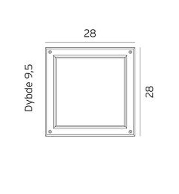 Norlys Nordland 718 Vegglampe 11,3W LED Hvit