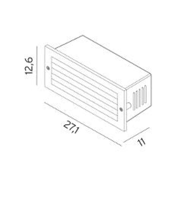 Norlys GRIMSTAD 1545 aluminium