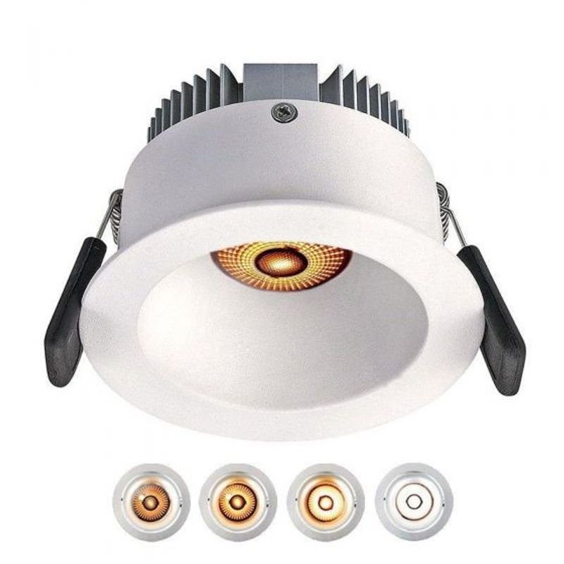 R-Line Elara 8W Downlight WarmDim IP44 Matt Sort