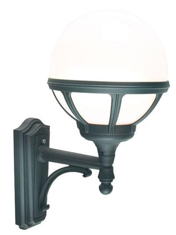 Norlys BOLOGNA 361 sort vegglampe / utelampe