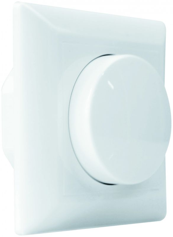 DIMMER, 5-300W LED, HVIT, 1-POL/TRAPP
