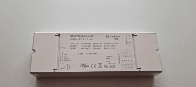 Hovedbilde Zigbee RGBW/WW/CW kontroller, ...