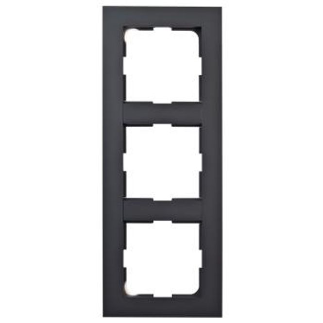 Hovedbilde Plus ramme 3-hull SORT