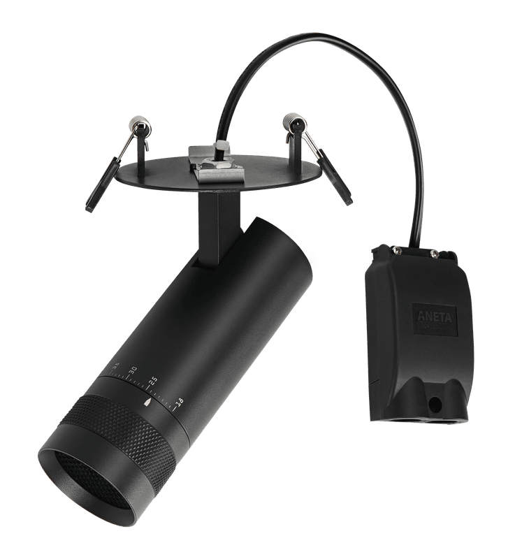 Aneta FALCON 8/50 zoom spot, sort