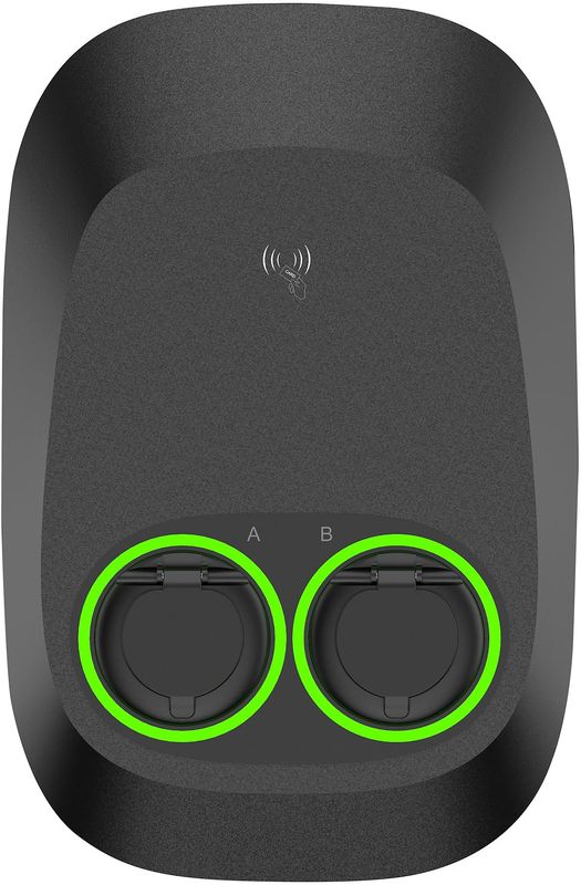 LADESTASJON, EVON DUAL, WIFI/BLUETOOTH/4G, 32A, 3-FAS MED UTTAK,