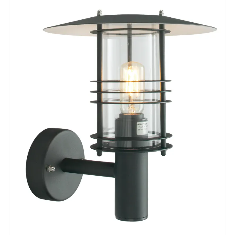 Norlys Stockholm 280 Vegglampe E27 Sort