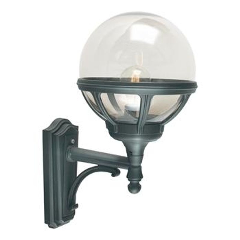 Norlys BOLOGNA 360 sort vegglampe / utelampe