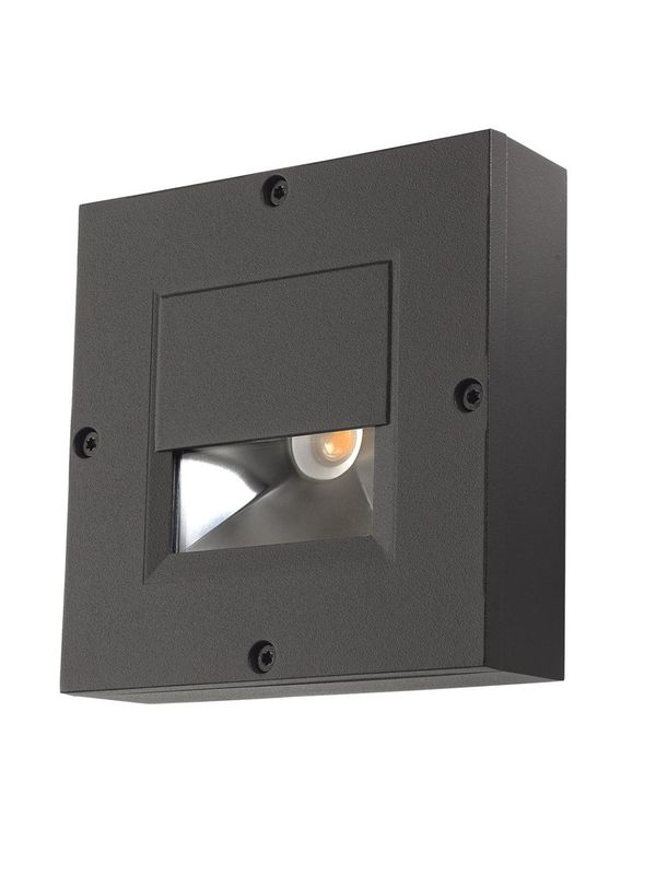 Sg Callisto Wall Square Grafitt 140lm 3000K Ra>80 Faseavsnitt